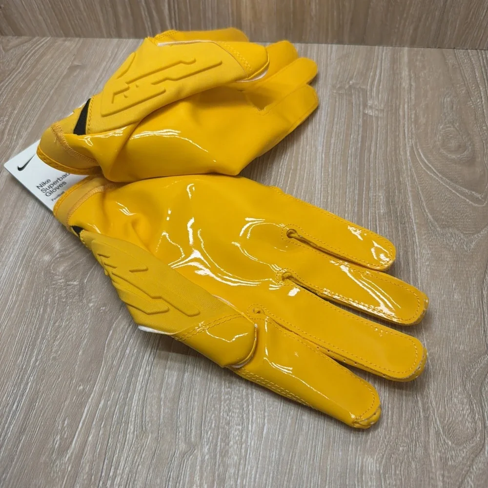 Nike Superbad 7.0 Football Gloves Magnigrip+ HF0311-702 Yellow Black Size 3XL